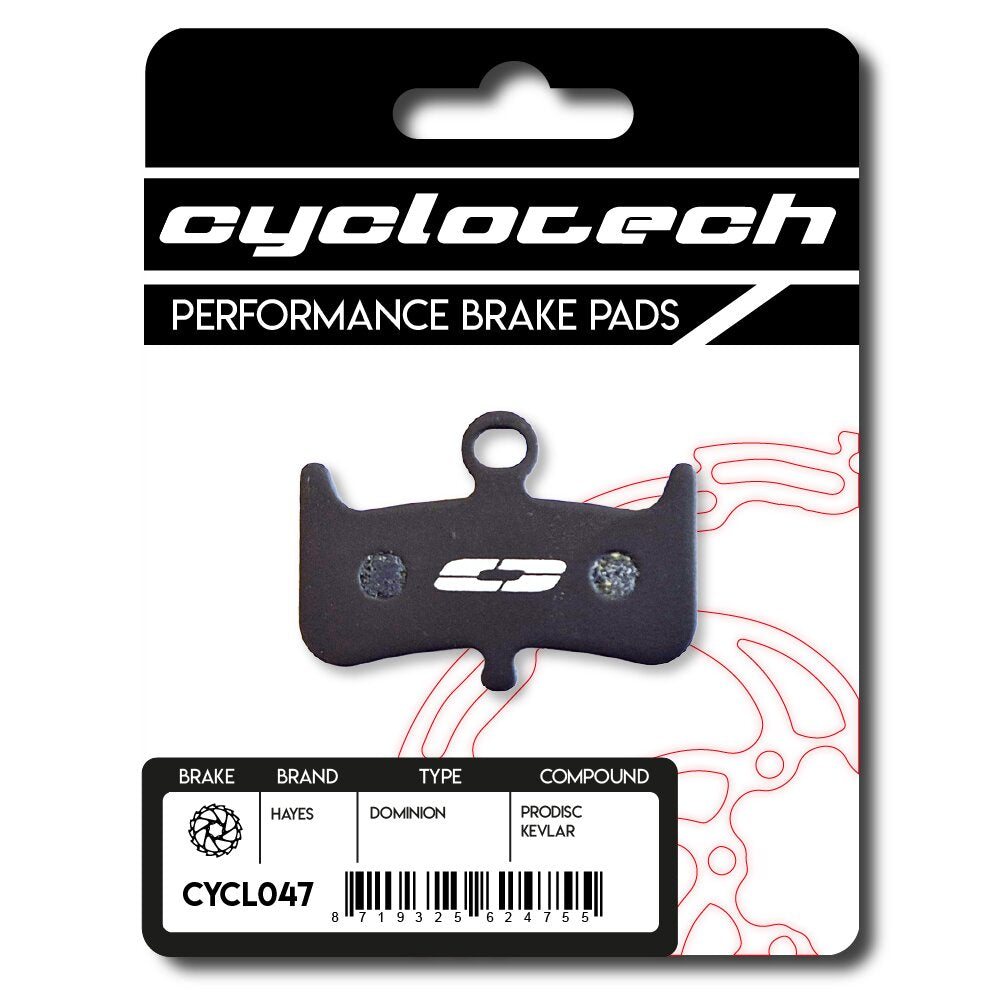 Cyclo Tech Scheibenbremsbelag Prodisc Kevlar Hayes Dominion