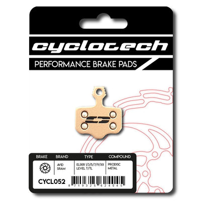 Cyclo Tech Scheibenbremsbelag ProDisc Metall Sram rot
