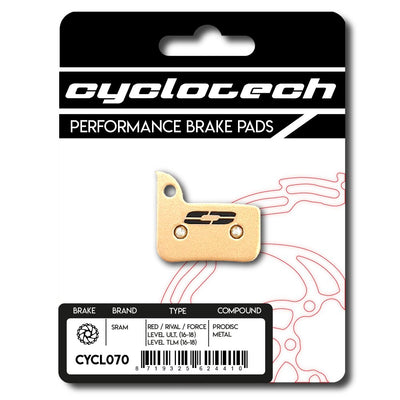 Cyclo Tech Scheibenbremsbelag ProDisc Metall Sram rot