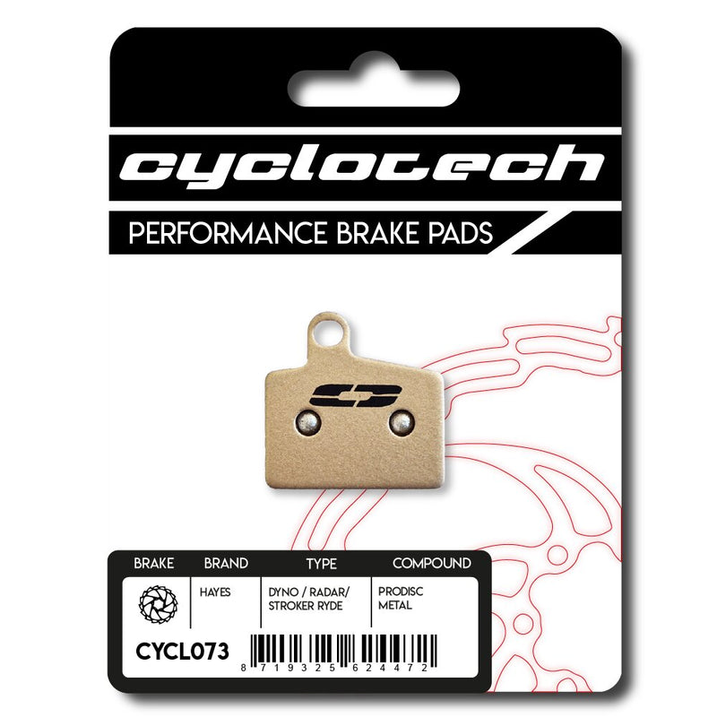 Cyclo Tech Scheibenbremsbelag Prodisc Metal Hayes Dyno