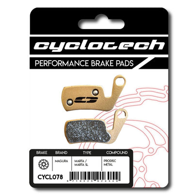 Cyclo Tech Scheibenbremsbelag Prodisc Metall Magura Marta
