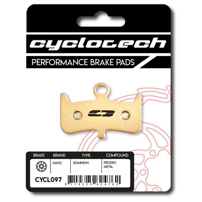 Cyclo Tech Scheibenbremsbelag Prodisc Metal Hayes Dominion