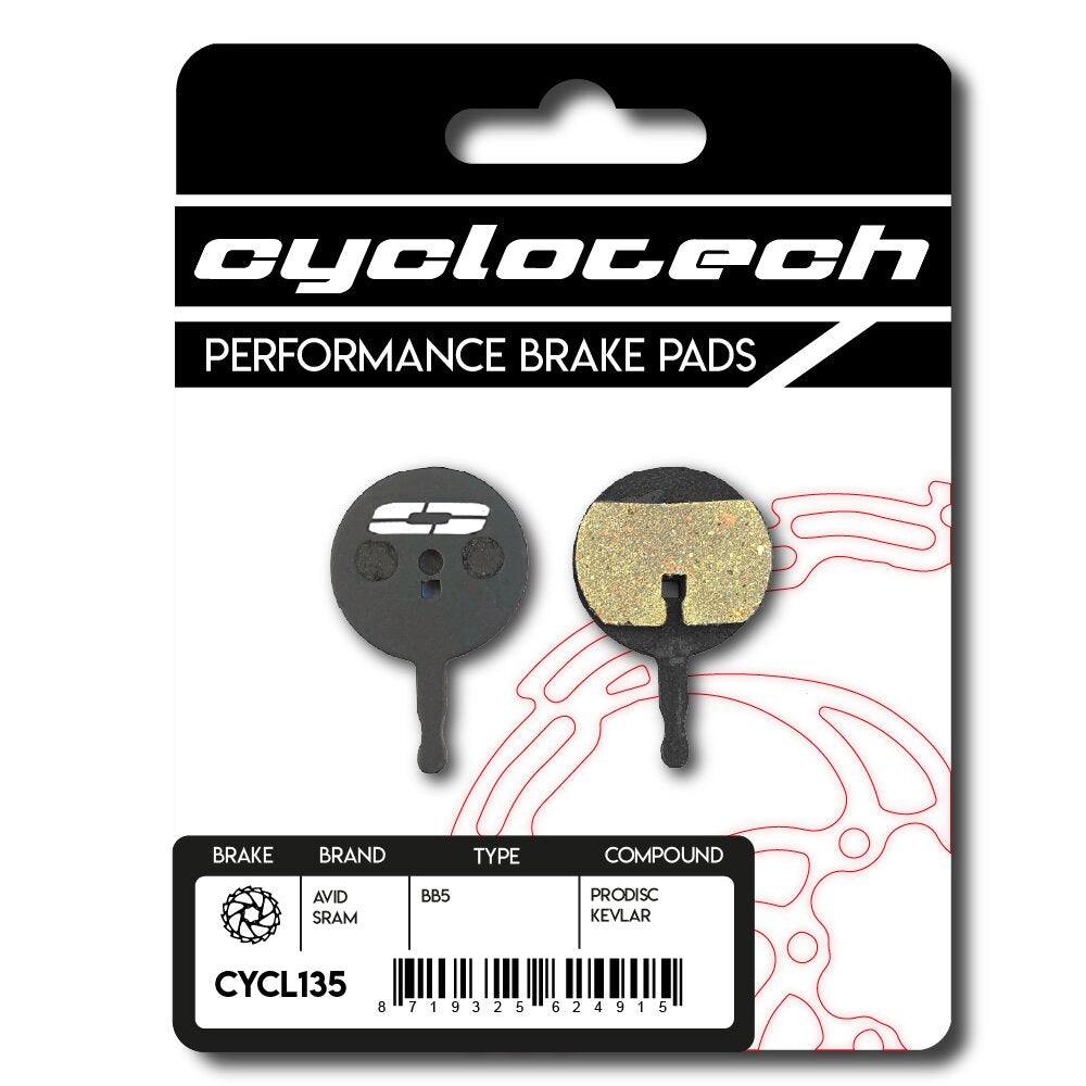 Cyclo Tech Scheibenbremsbelag ProDisc Kevlar Avid BB5