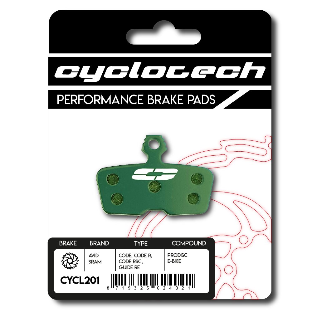 Cyclo Tech Scheibenbremsbelag Prodisc E-Bike Sram Code