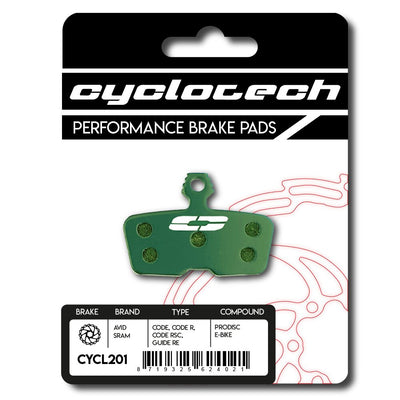 Cyclo Tech Scheibenbremsbelag Prodisc E-Bike Sram Code