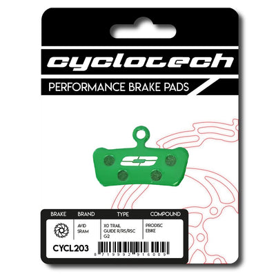 Cyclo Tech Scheibenbremsbelag ProDisc E-Bike Sram G2