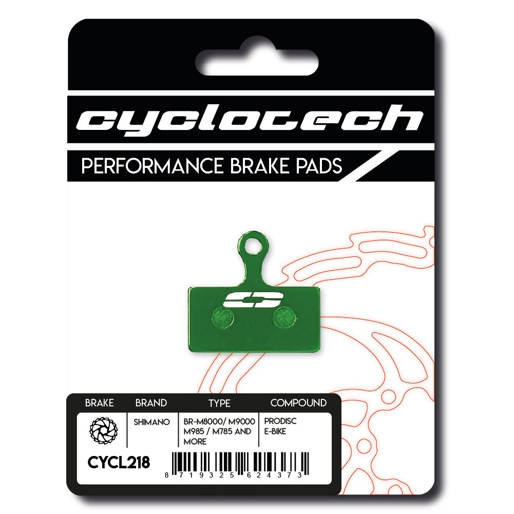 Cyclo Tech Scheibenbremsbelag ProDisc E-Bike Shimano XT