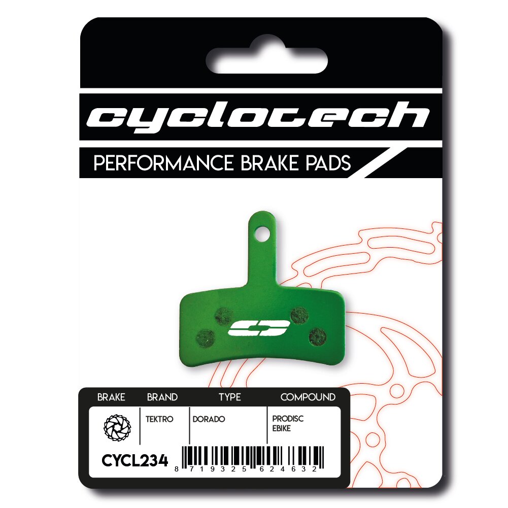 Cyclo Tech Scheibenbremsbelag ProDisc E-Bike Tektro Dorado