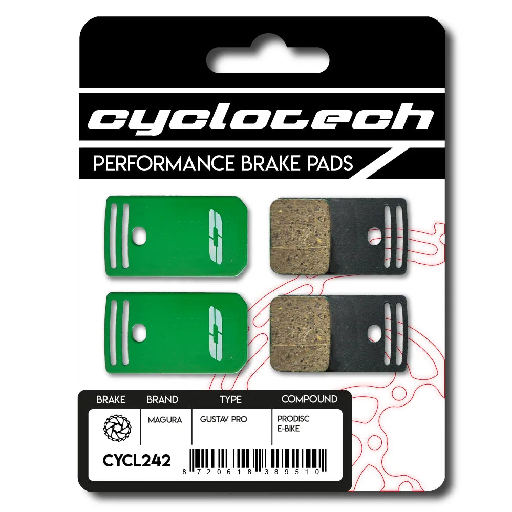 Cyclo Tech Scheibenbremsbelag ProDisc E-Bike Magura Gustav Pro
