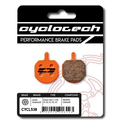 Cyclo Tech Scheibenbremsbelag, Prodisc Keramik-Hayes-Sohle
