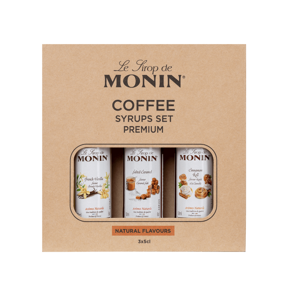 Monin Kaffeesirup-Set (3x 5cl)