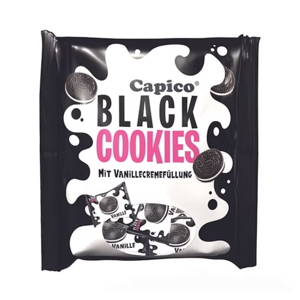 Capico schwarze Kekse Vanille (24 x 200g)