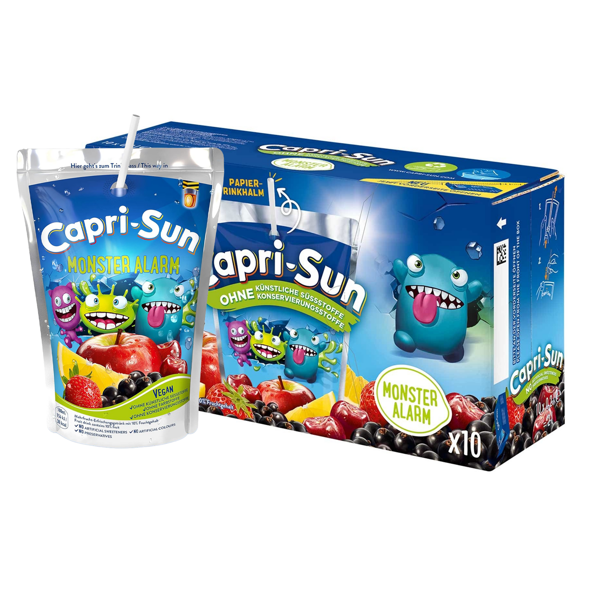 Capri-Sonne Capri Sun Monster Alarm (d) 200ml (4x 10 Stück)