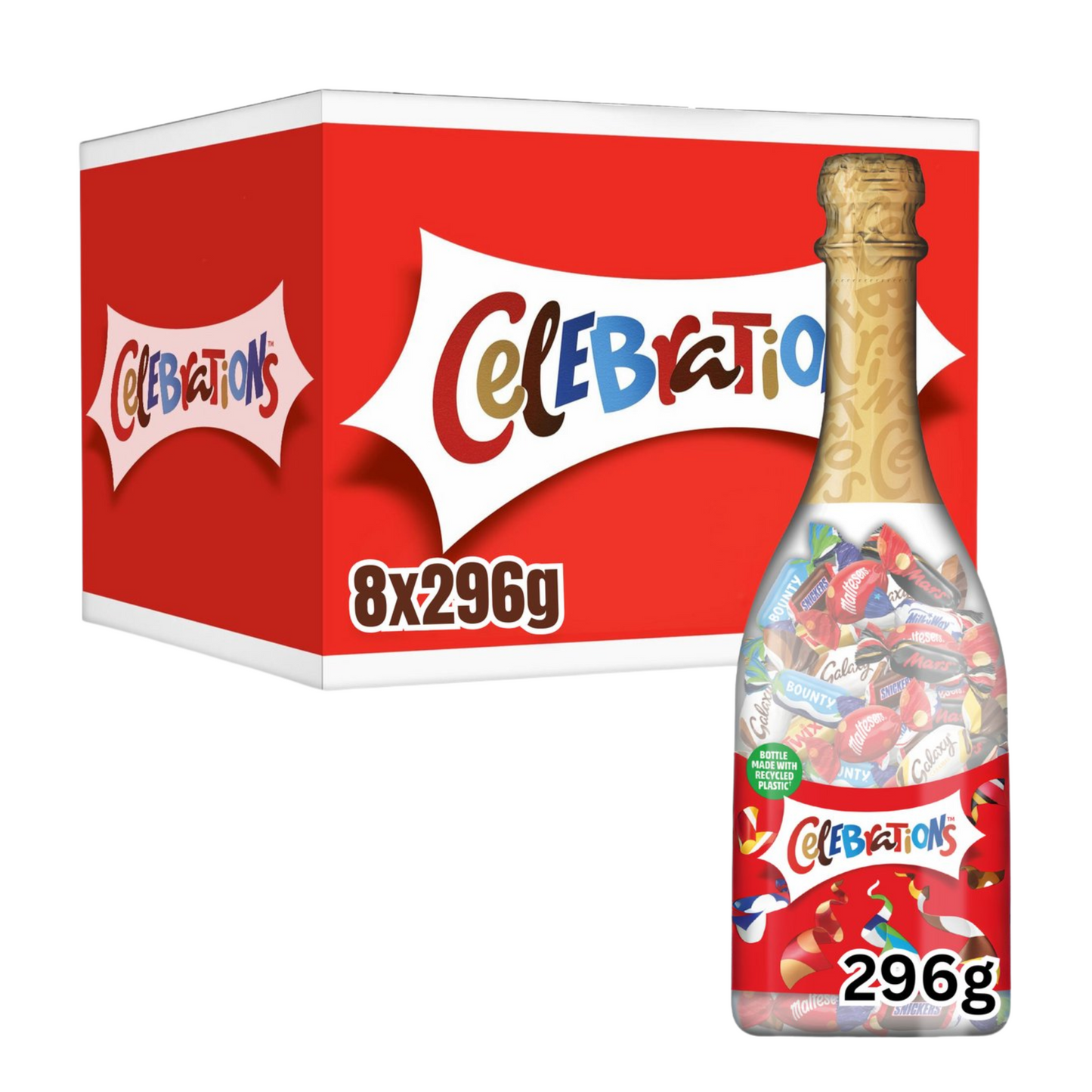 Nachhaltige Celebrations-Flasche (8x 296gr)