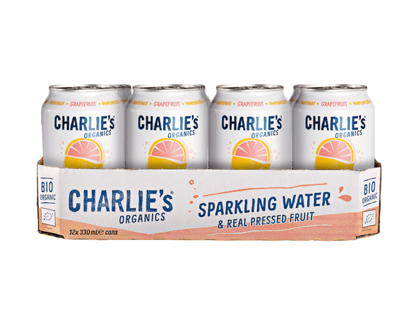 Charlie's Bio-Sprudelwasser Grapefruit Bio (12x 33cl)