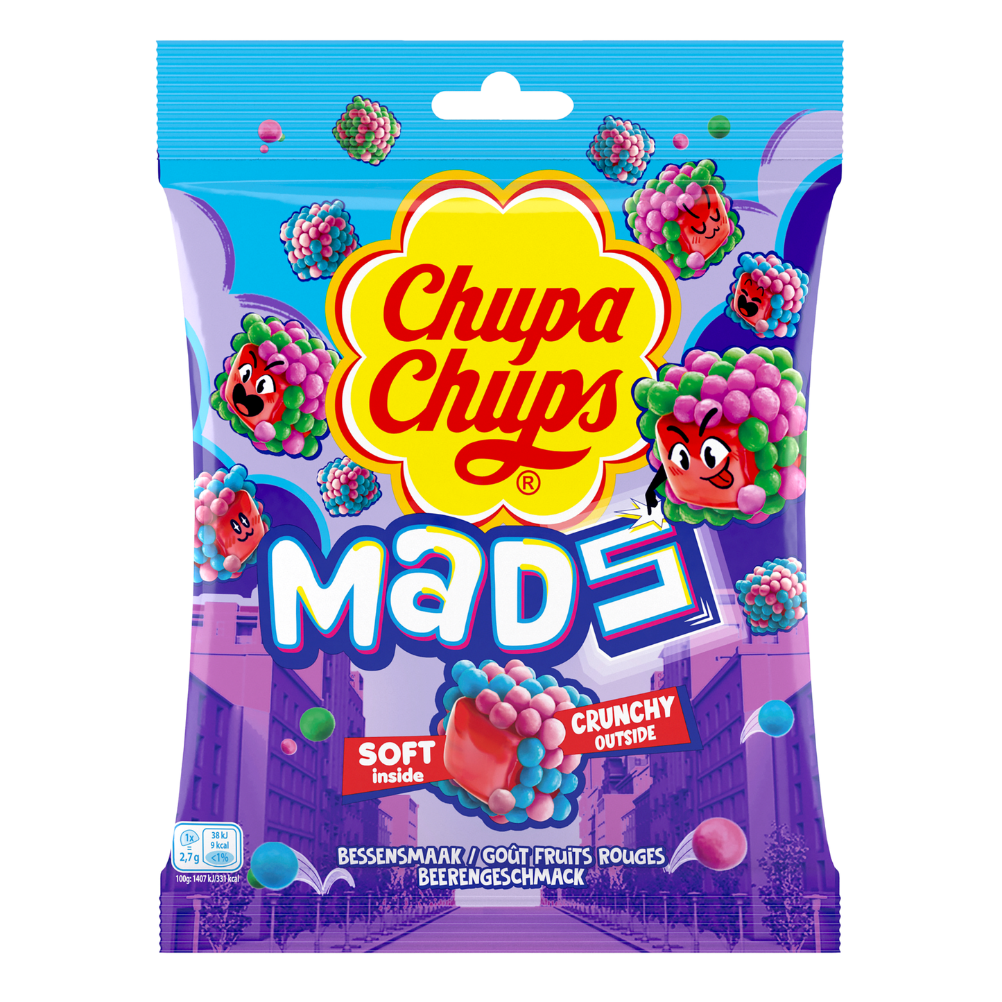 Chupa Chups Mads Beeren Spenderbeutel (12x 115 gr)