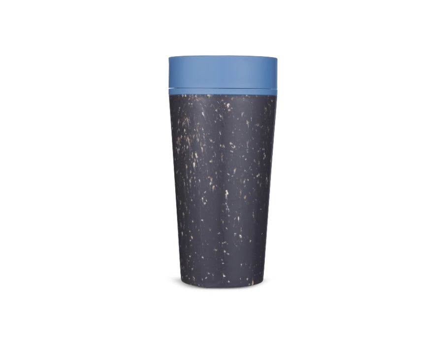 Rundkarte Kaffeetasse - Rundkasse - Schwarzblau - 340 ml
