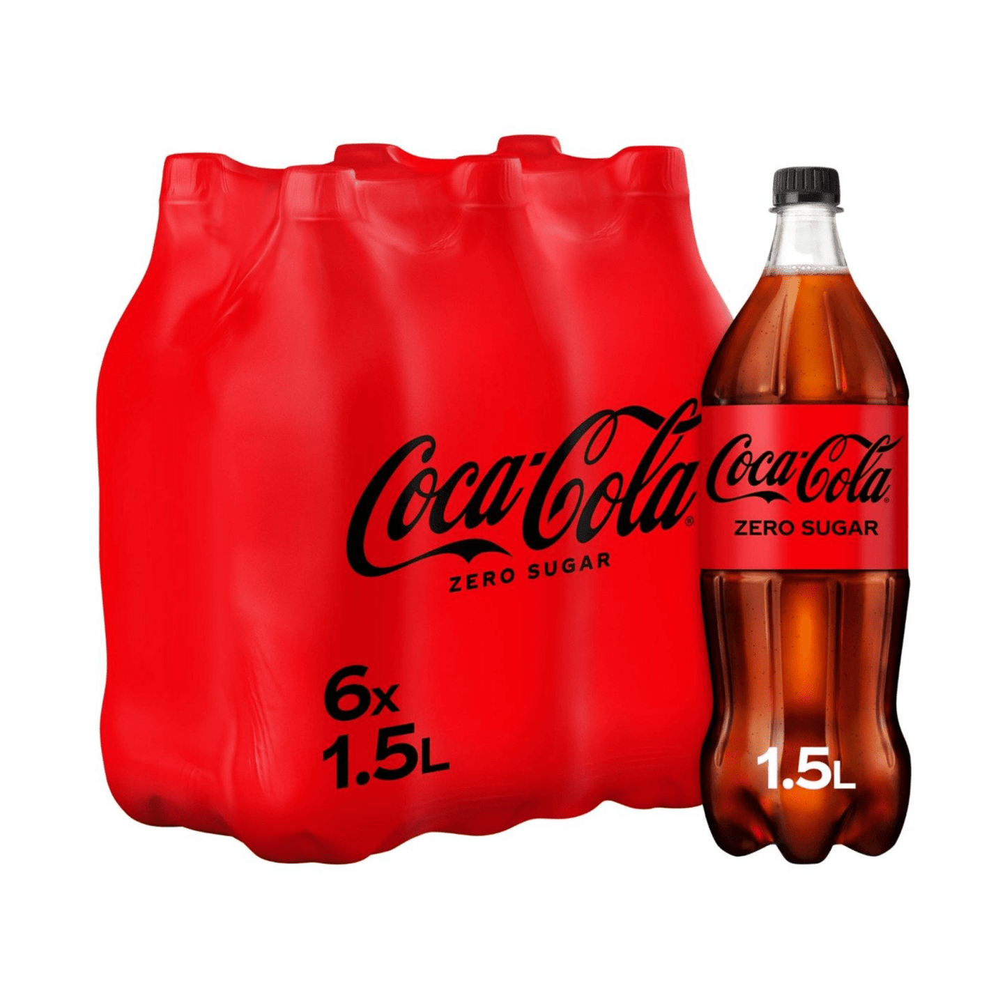 Coca-Cola Zero Sugar Verschluss (6x 1,5 Liter)