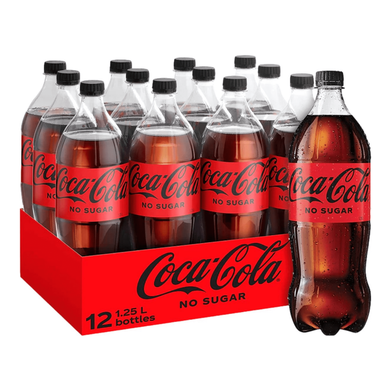 Coca-Cola Zero PET-Flasche (12x 1,25 Liter)