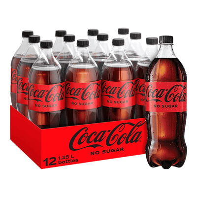 Coca-Cola Zero PET-Flasche (12x 1,25 Liter)