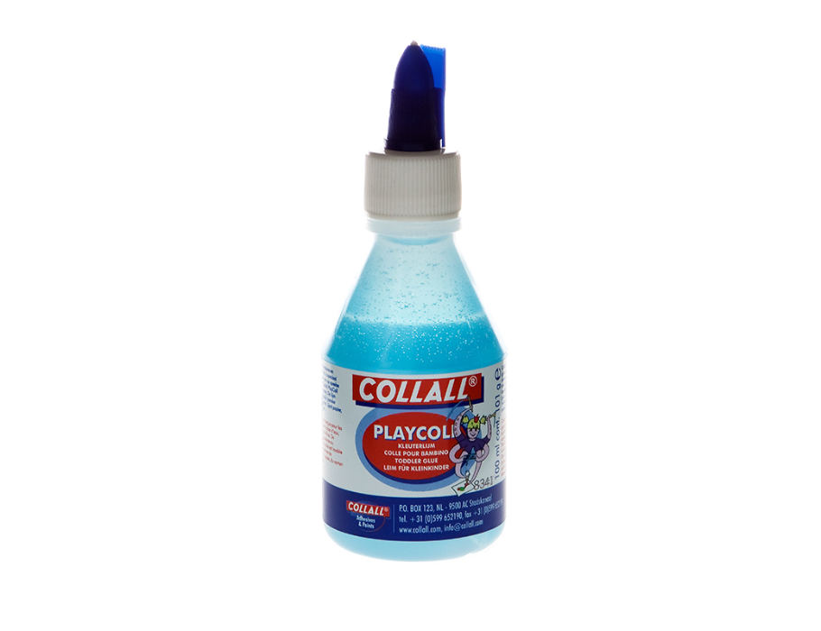Collall PlayColl Blue Kinderkleber auf Wasser -100 ml basierend