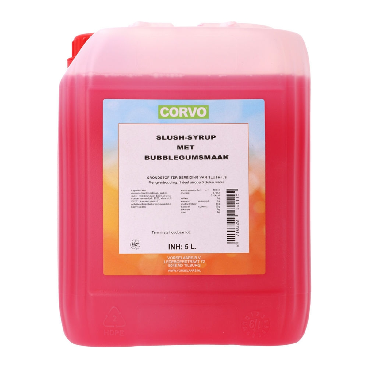 Corvo Slush Sirup Kaugummi (5 Liter)