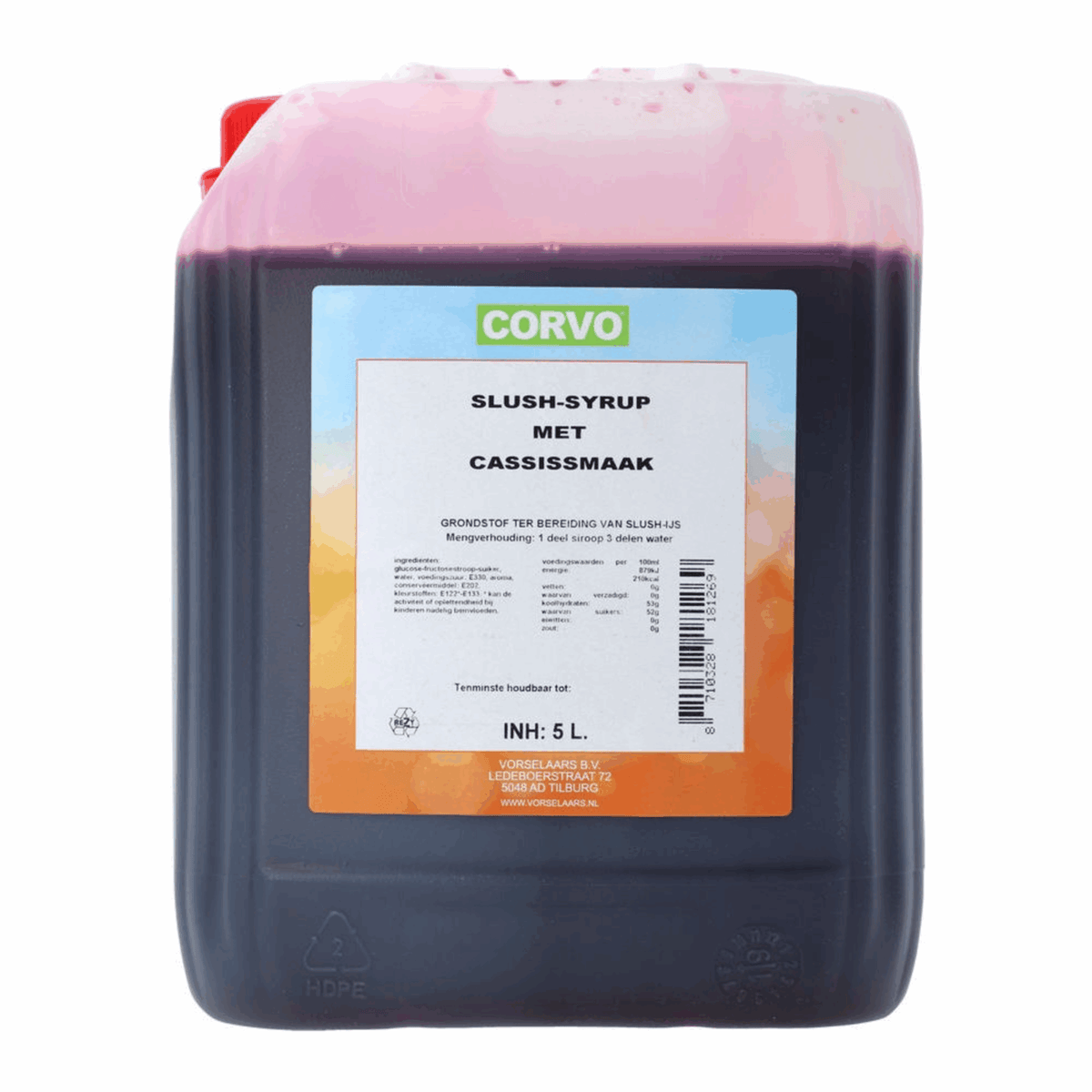 Corvo Slush Sirup Cassis (5 Liter)