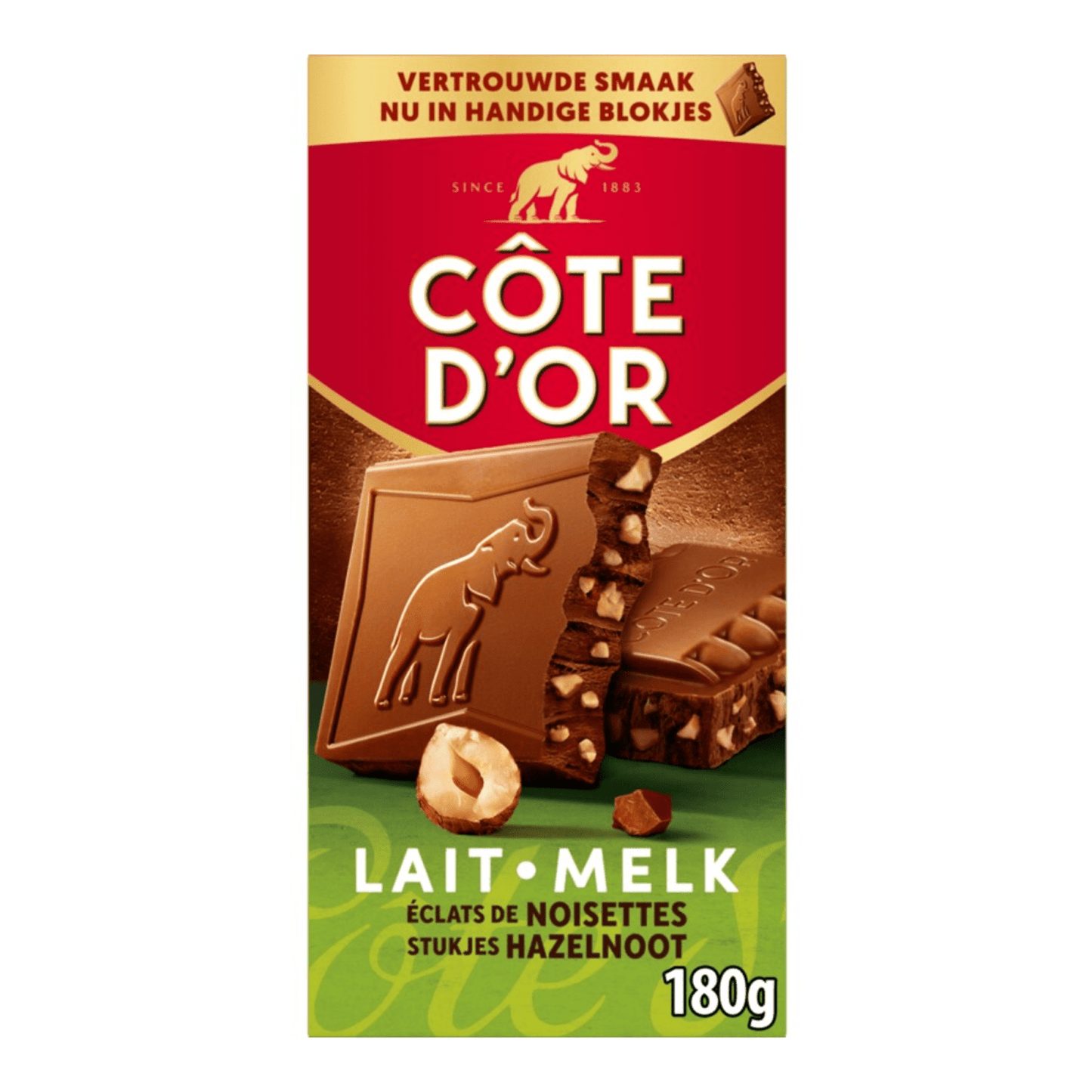 Cote d'or Originaltablette Milchnuss (18x 180gr)