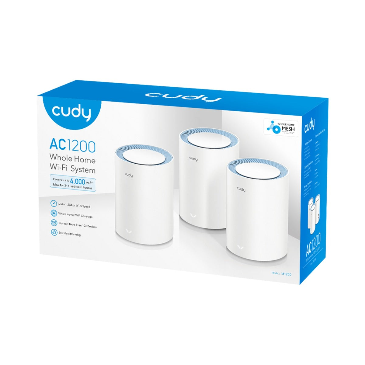 Cudy AC1200 Mesh Wi-Fi-System (3-Pack)