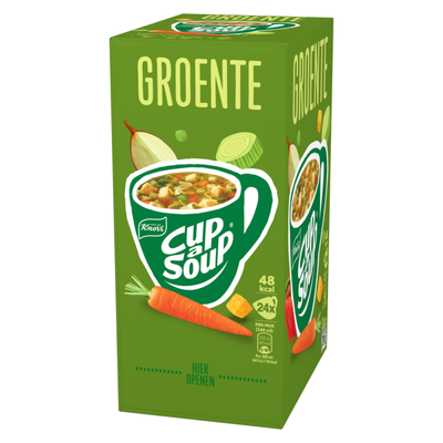Cup a Suppe Unox Cup-a-Suppe 4er-Pack – 1x Huhn, 1x Tomate, 1x Pilzcreme, 1x Gemüse – 84 Portionen – Instant-Suppe – haltbar (b-0276)