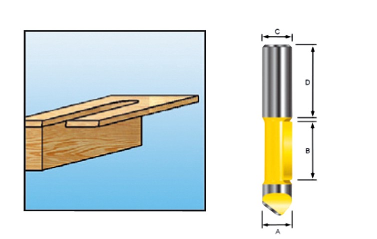 Makita Zubehör Bohrer HM 8mm S8 - D-10578