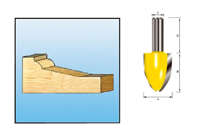 Makita Zubehör Baufräser 2 HM S12 - D-11863