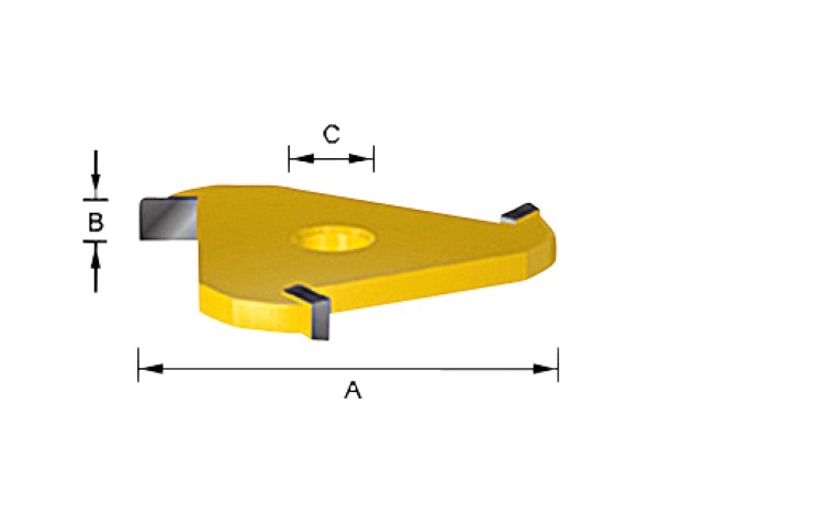Makita Zubehör Nutmesser HM 4,0 mm – D-12061