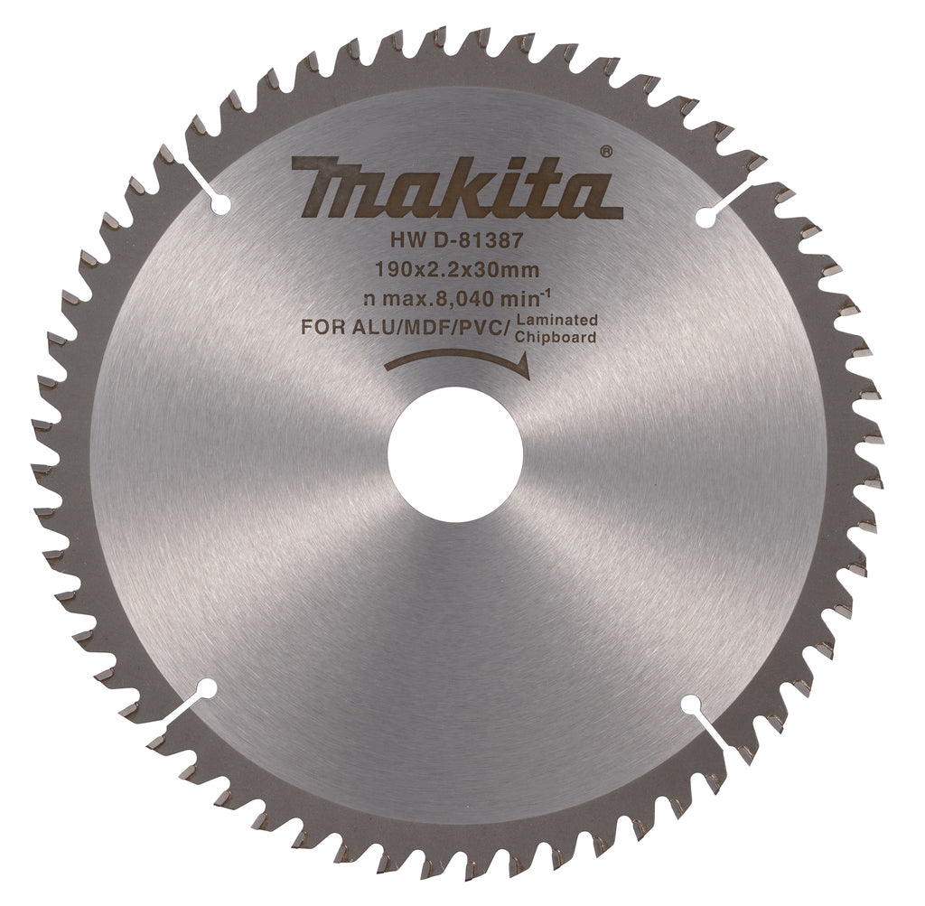 Makita Zubehör Sägeblatt | verschiedene Materialien - d-81387