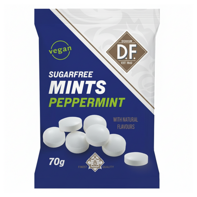 D.f. zuckerfreie Minzen Pfefferminzbeutel (12x 70g)