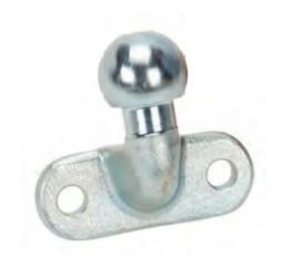 Tirex Anhängerkupplungsflansch Kugel 2-Loch abgewinkelt