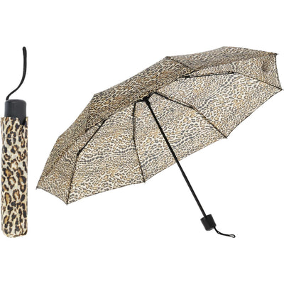Taschenschirm mit Leopardenmuster