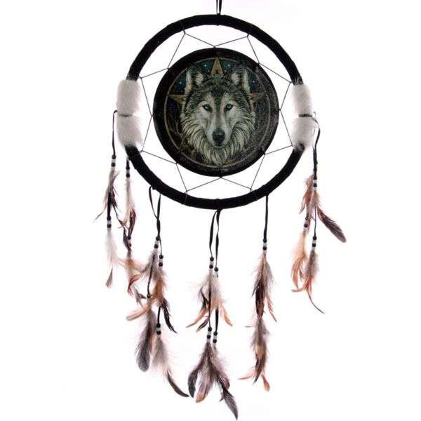 Lisa Parker Dreamcatcher - Wolf Head 33 cm