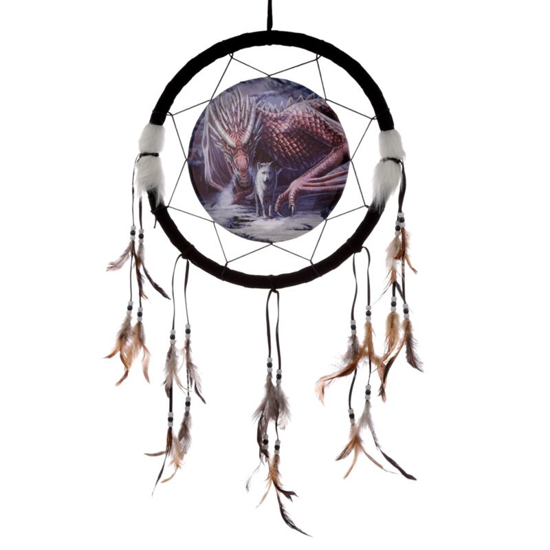 Lisa Parkerer Alliance Dragon Wolf Dreamcatcher 33cm