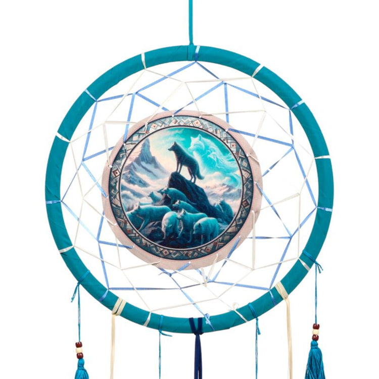 Spirit of the Wolf Pack Dreamcatcher 33cm