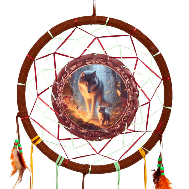 Feeën Dream Wolf Welp DreamCatcher 33cm