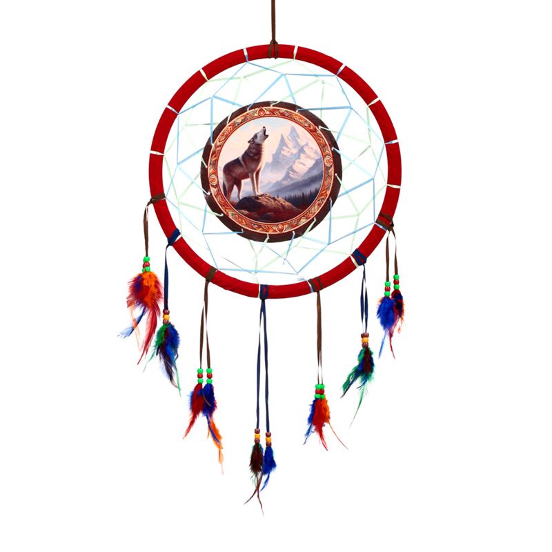 Berg Wolf Dreamcatcher 33 cm