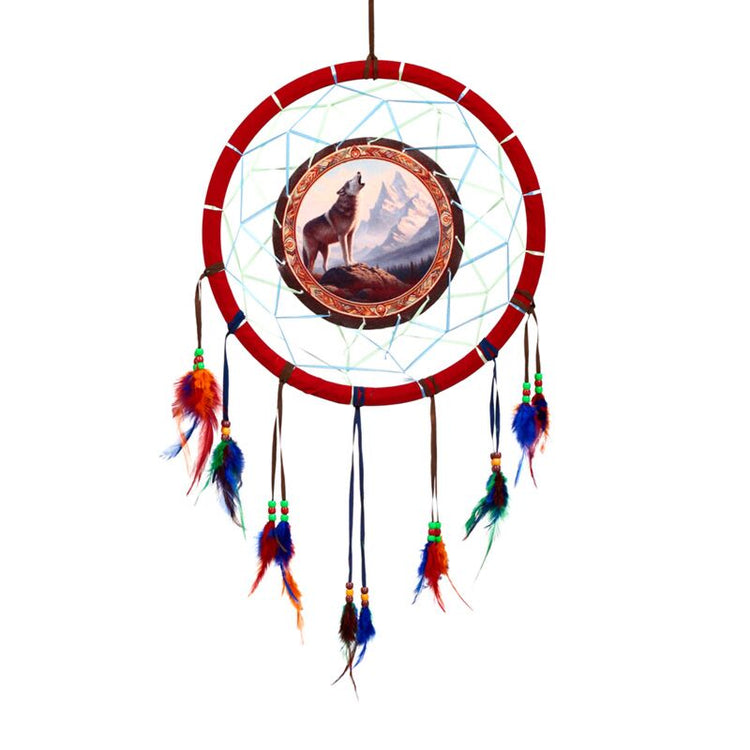 Berg Wolf Dreamcatcher 33 cm