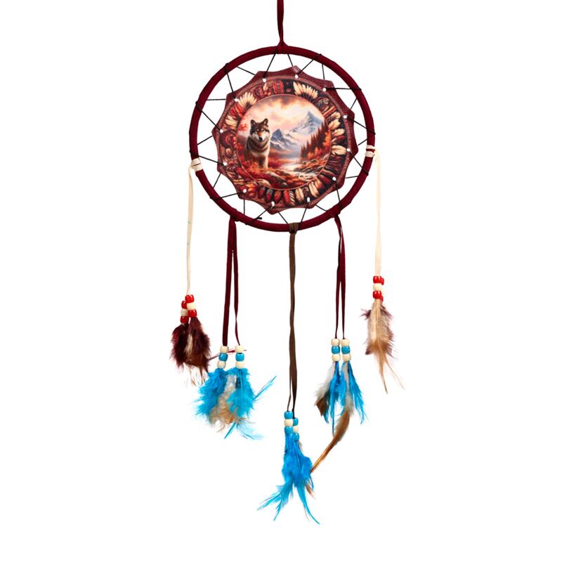 Herbst Wolf Dreamcatcher 16 cm