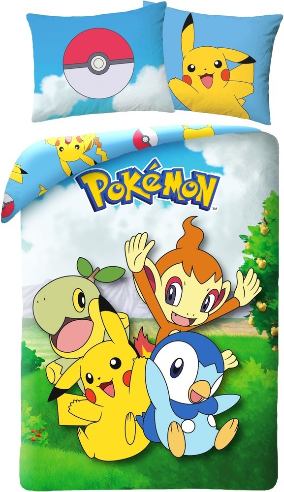 Pokemon-Bettdecke Pokémon (pok-679): 140 x 200 70 x 90 cm