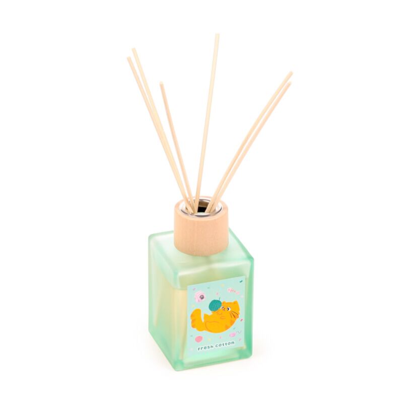 Beans Co -Katzen frische Baumwolle 100 ml Duftstäbe Huisparfum