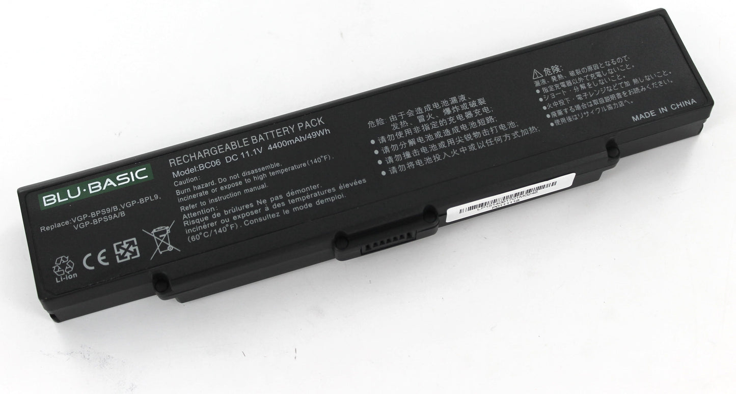 Blu-Basic Laptop-Akku 4400mah schwarz