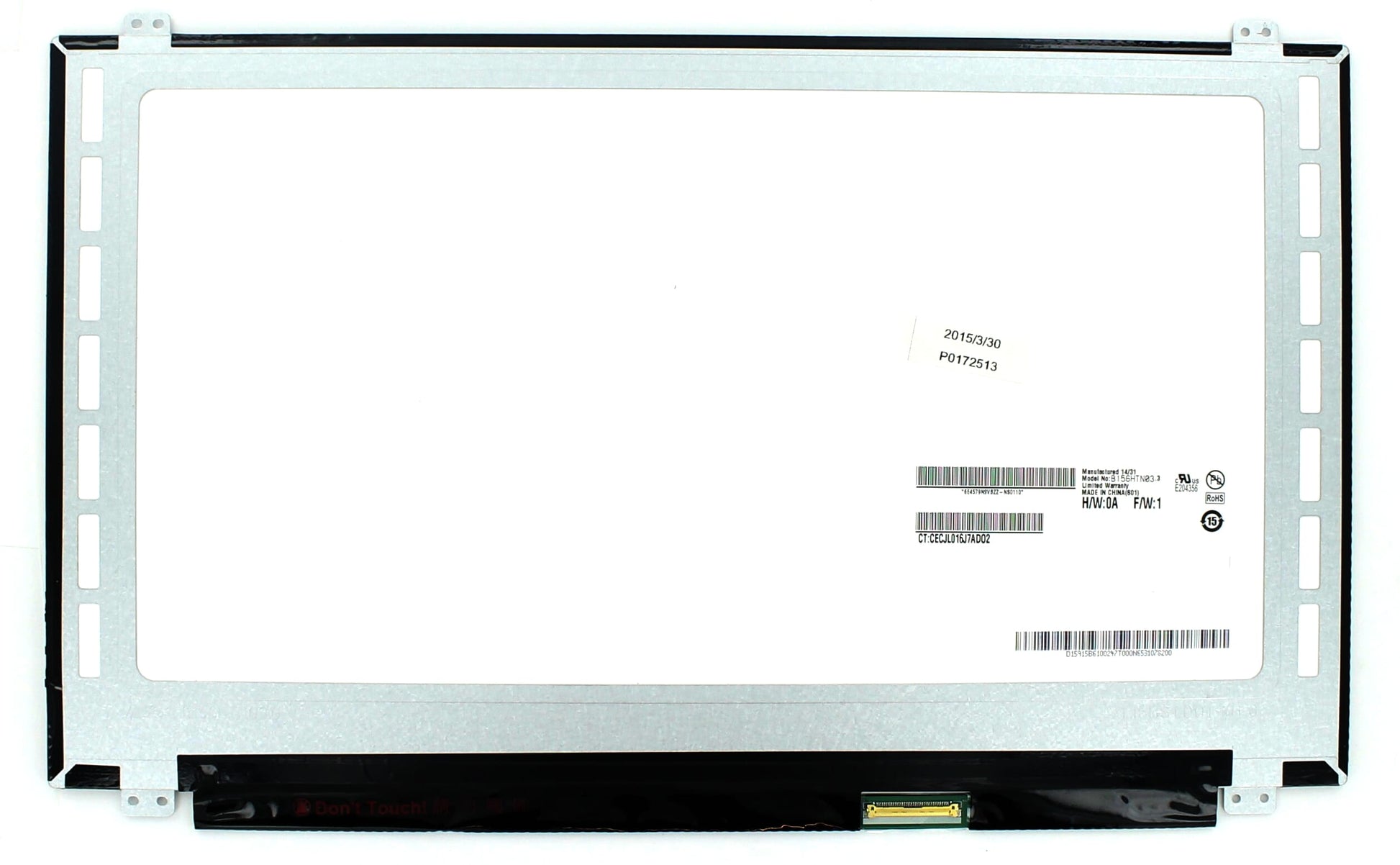 OEM 15,6 Zoll LCD -Bildschirm 1920x1080 Gloss 40Pin