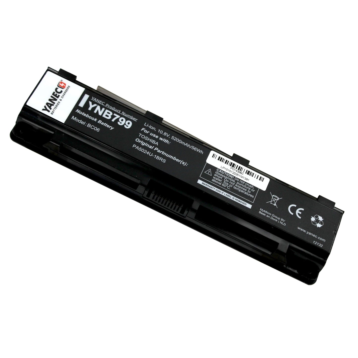 Yanec Laptop -Batterie 5200mah
