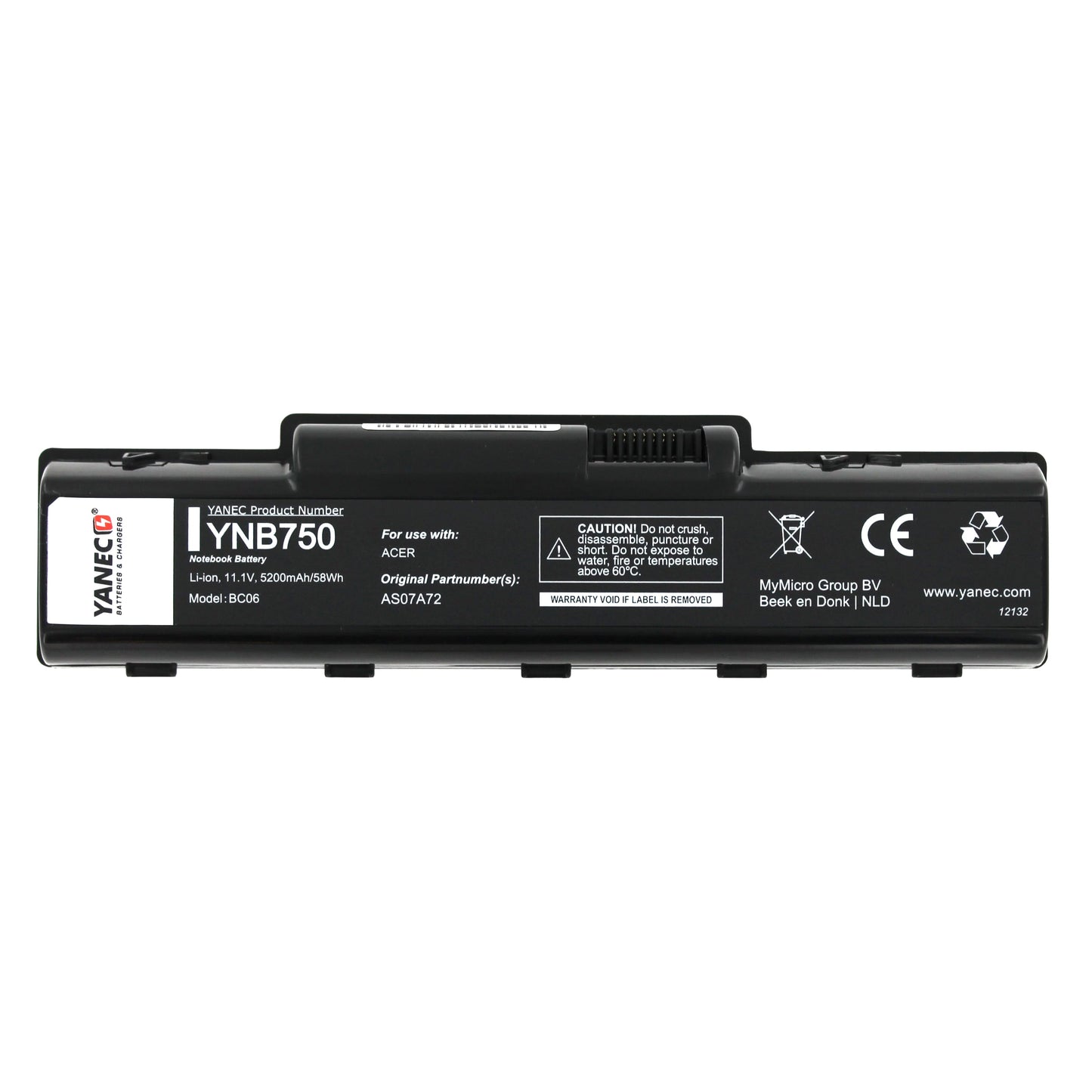 Yanec Laptop -Akku 10,8 V 5200mah
